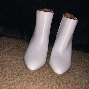 White booties